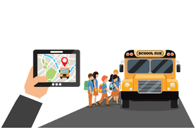 real-time school bus updates